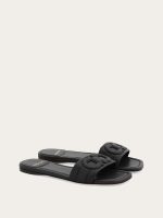 Ferragamo Flat slide with Gancini ornament - Image 3